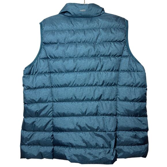 Eddie Bauer Women's Down Puffer Vest - Teal - Size 2XL - Picture 2 of 6